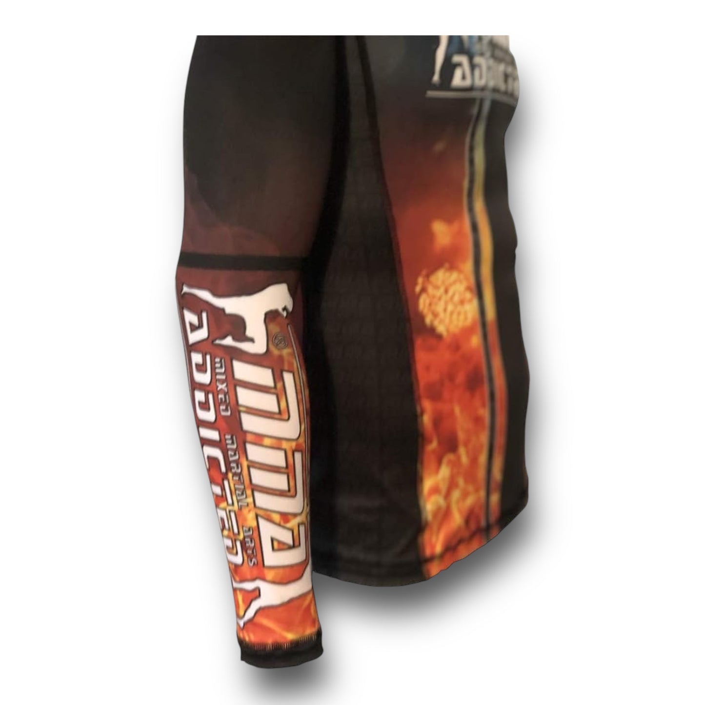 MMA Addicted Rash Guard MOD.“2nd Skin” Maniche Lunghe - Firestarter
