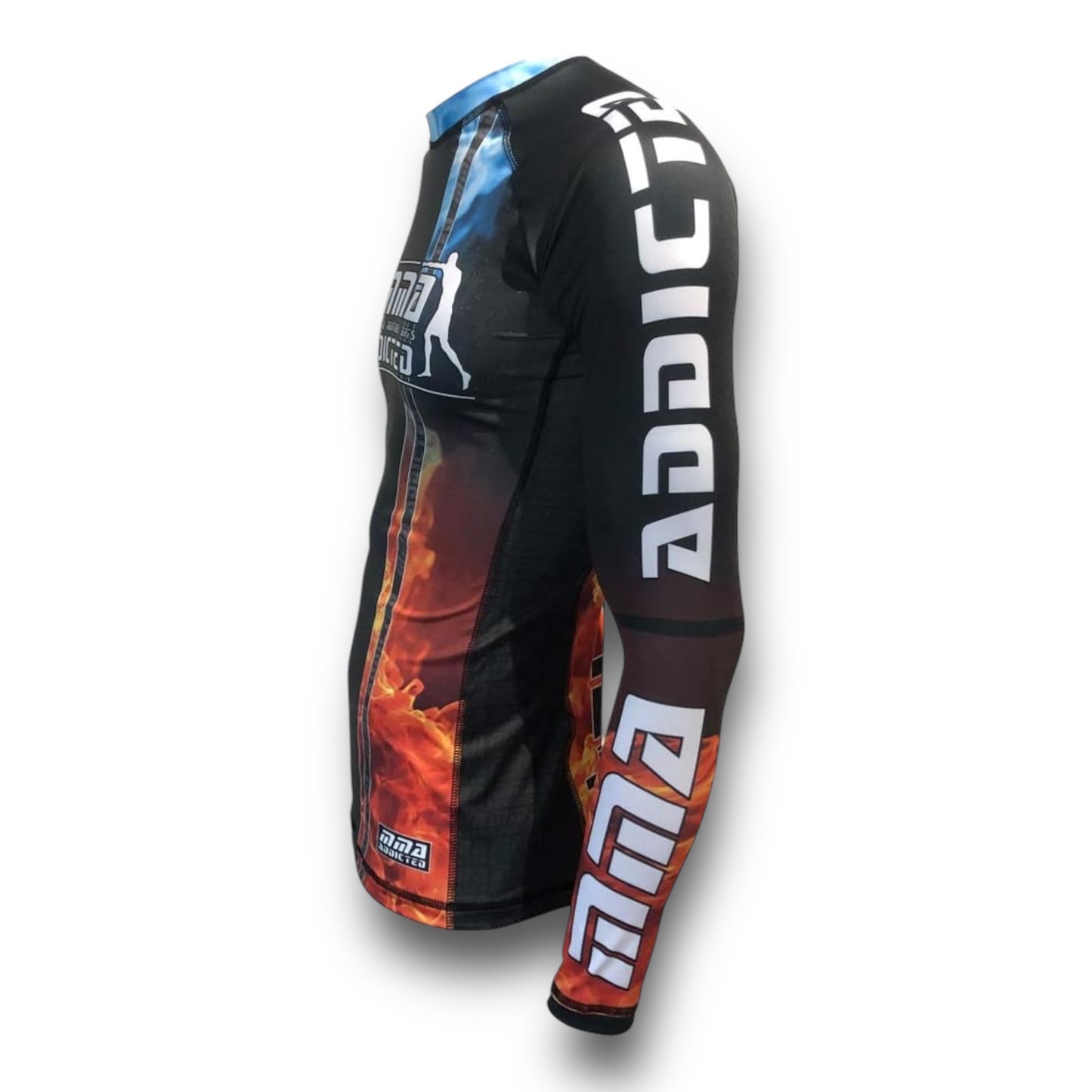 MMA Addicted Rash Guard MOD.“2nd Skin” Maniche Lunghe - Firestarter