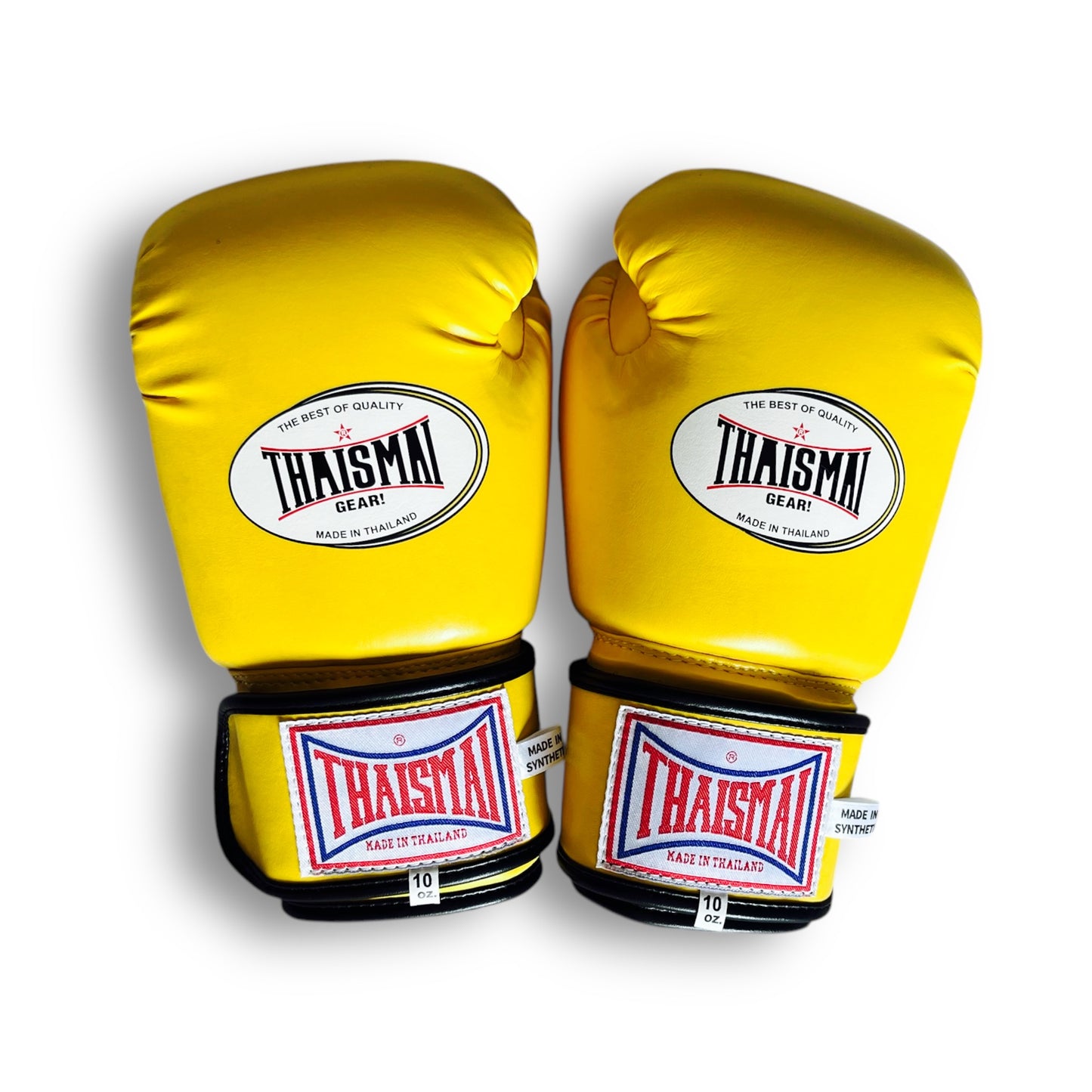 ThaiSmai Core Fighter Velcro Yellow - Guantoni - PU