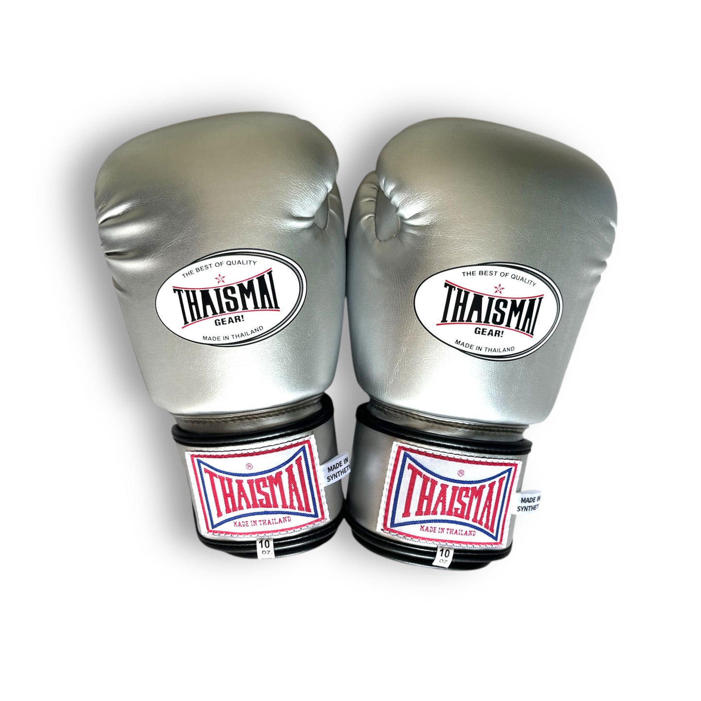 ThaiSmai Core Fighter Velcro Silver - Guantoni - PU