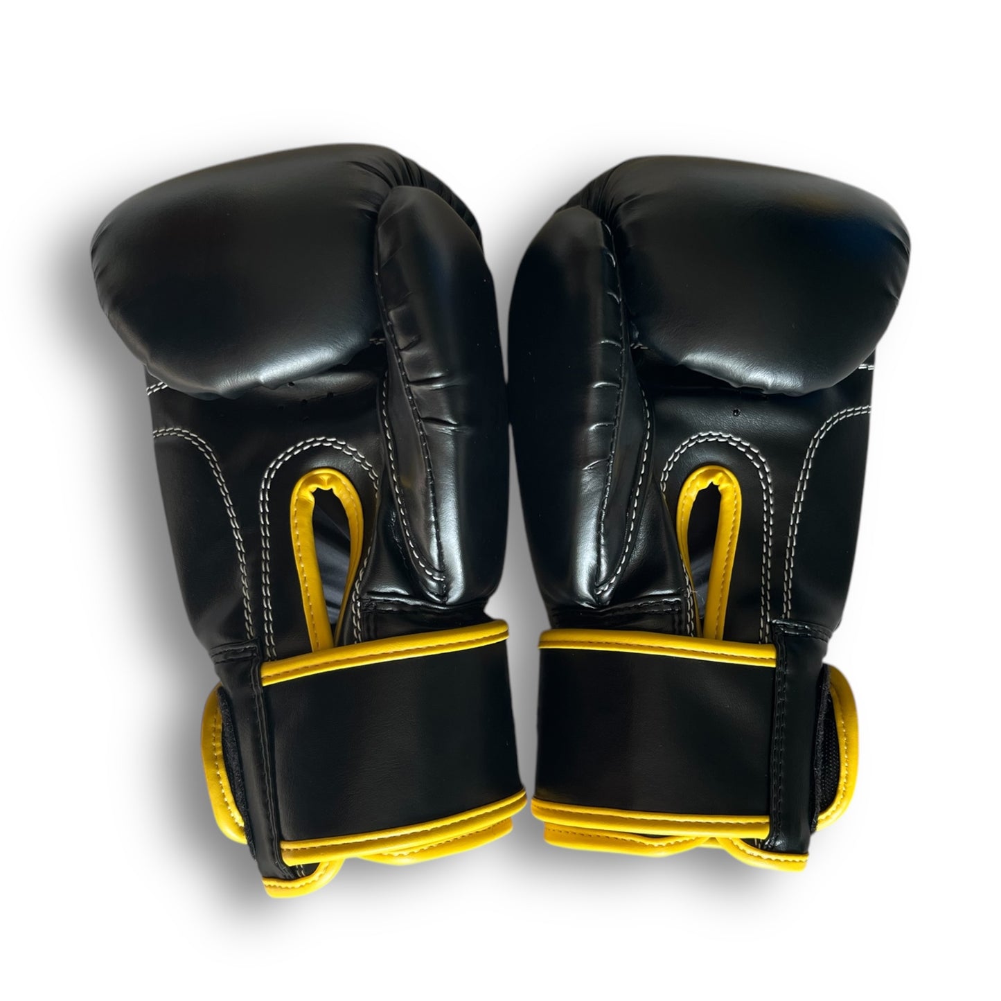 ThaiSmai Core Fighter Velcro Black/Yellow - Guantoni - PU