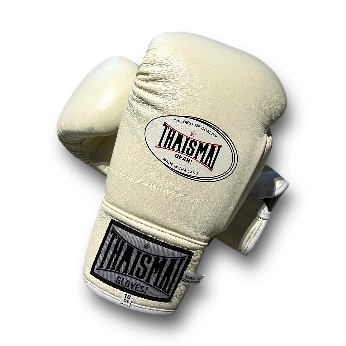ThaiSmai ProFighter Laces White - Guantoni - Vera Pelle