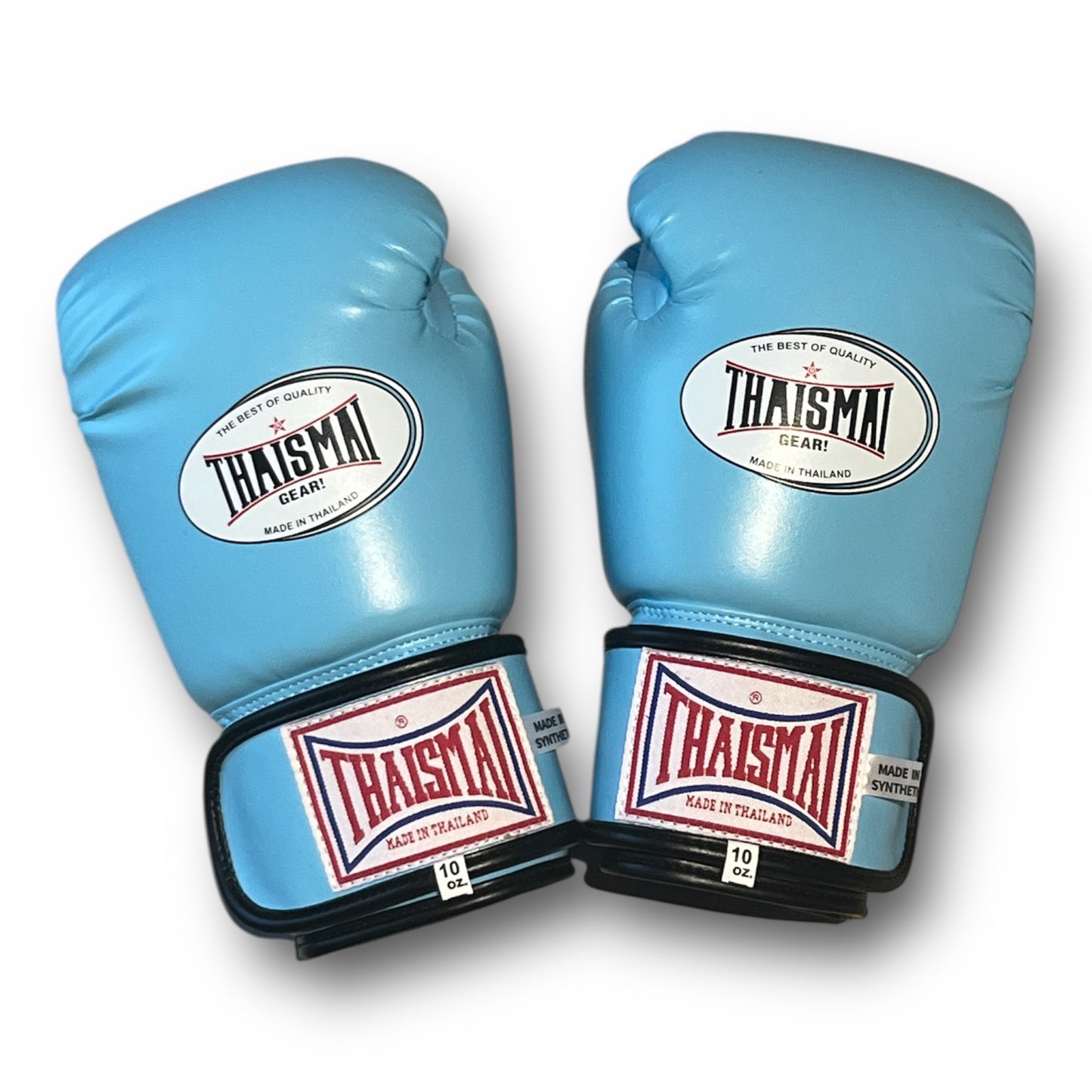 ThaiSmai Core Fighter Velcro Light Blue/Yellow - Guantoni - PU