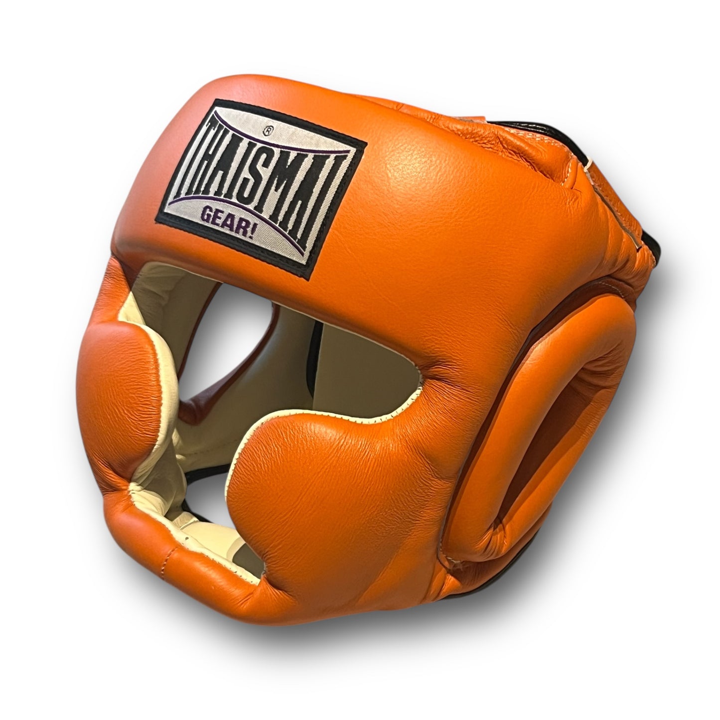 ThaiSmai Caschetto Orange - Volto Chiuso - Vera Pelle