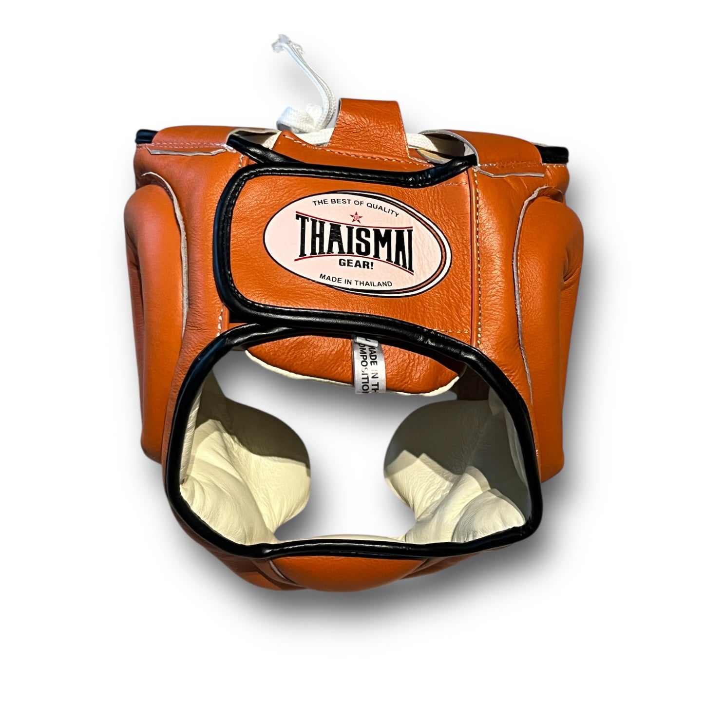 ThaiSmai Caschetto Orange - Volto Chiuso - Vera Pelle