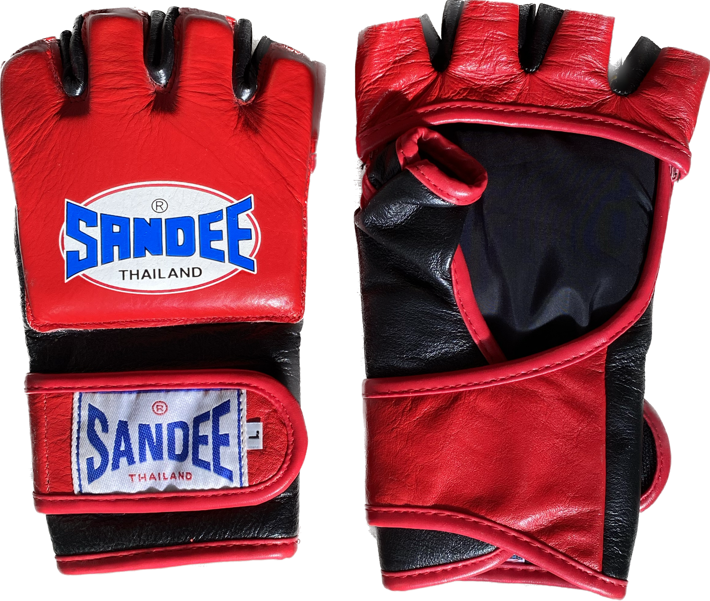 Sandee Mma Competition Black/Red - Guantini - Vera Pelle