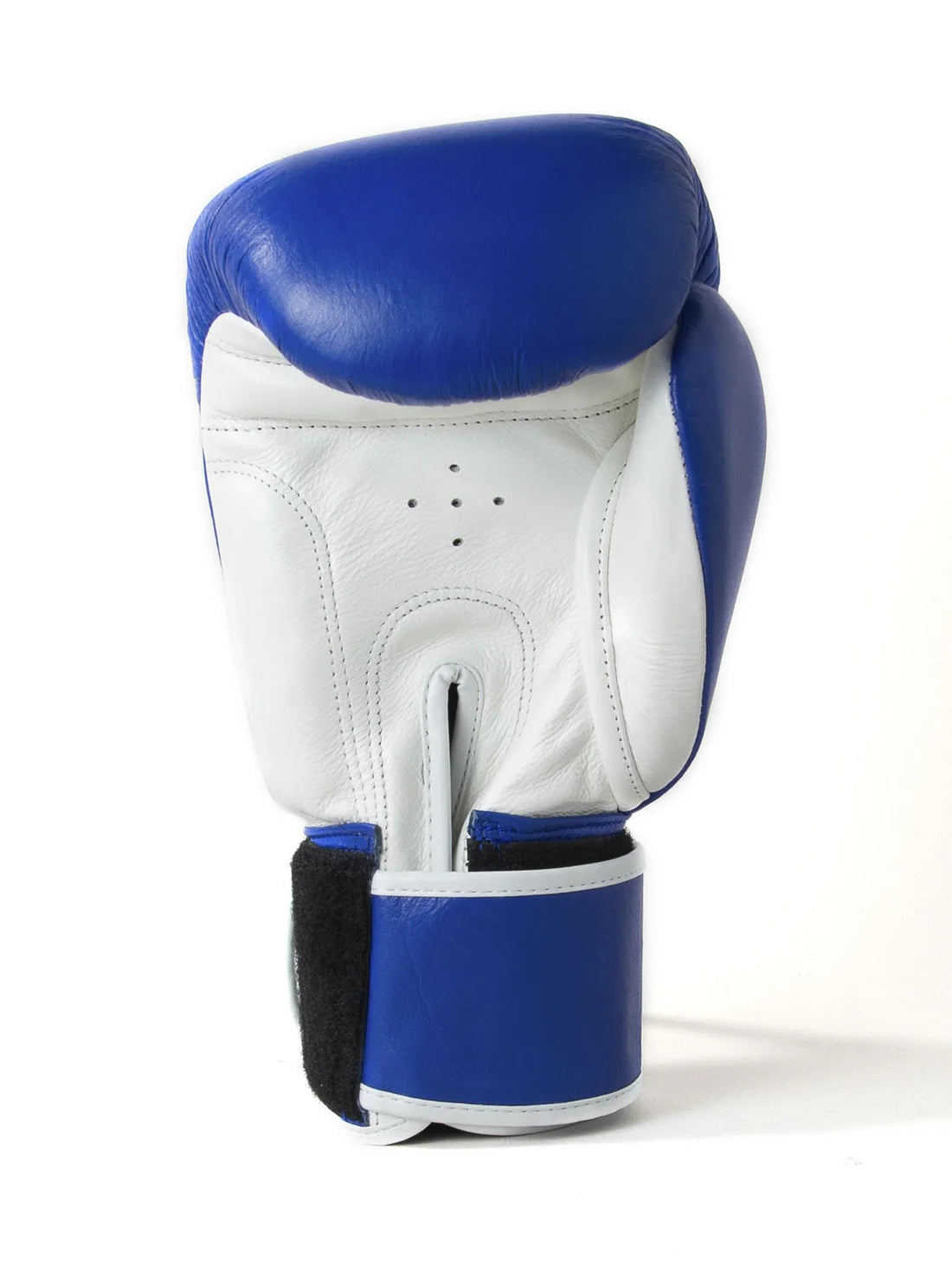 Sandee Authentic Blue Velcro- Guantoni - Vera Pelle