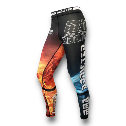 Mmaddicted Spatz Pantaloni Tecnici Modello 2nd Skin - Grafica FIRESTARTER