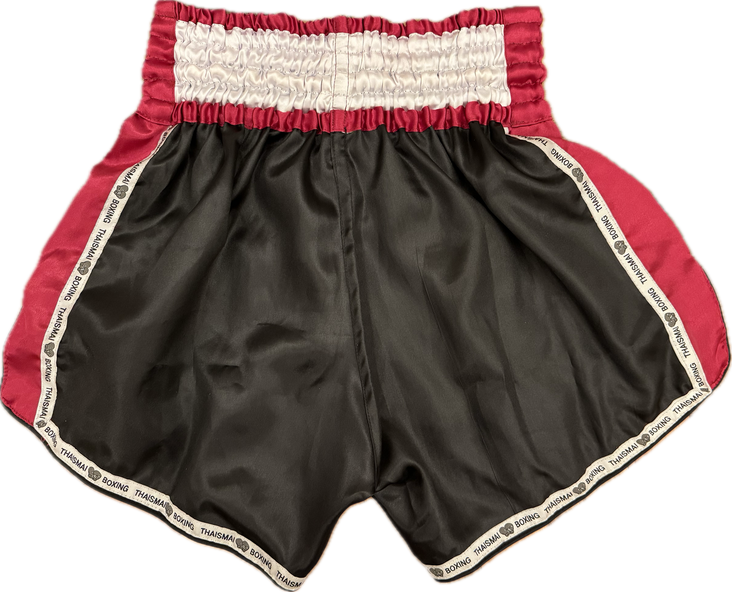THAISMAI Short Special Fighter Edition BurgundyRed/Black/White