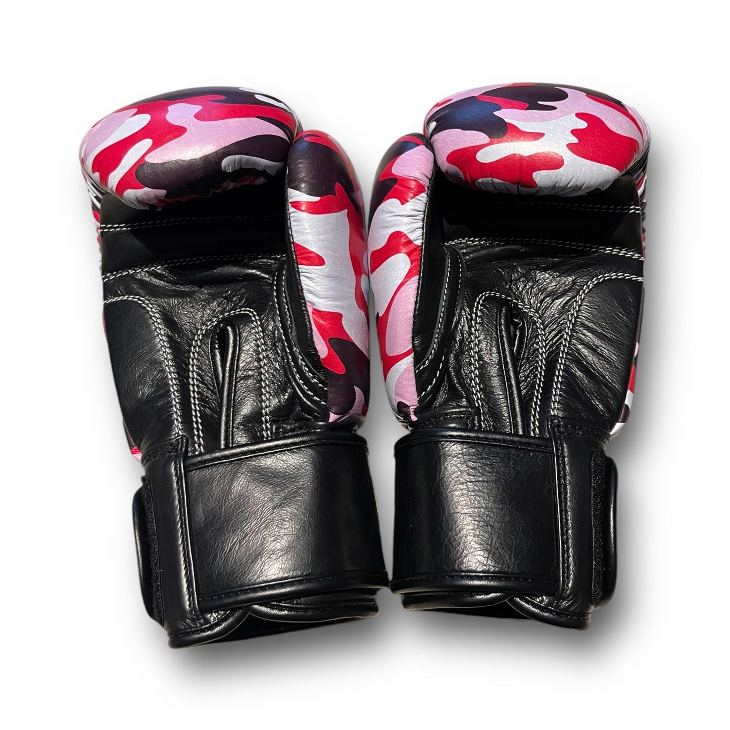 ThaiSmai ProFighter Velcro Camo Pink - Guantoni - Vera Pelle