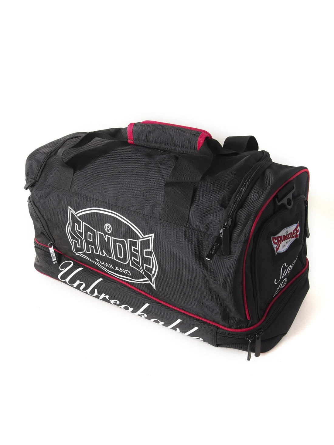Sandee Gym Bag - Black & Red - Medium
