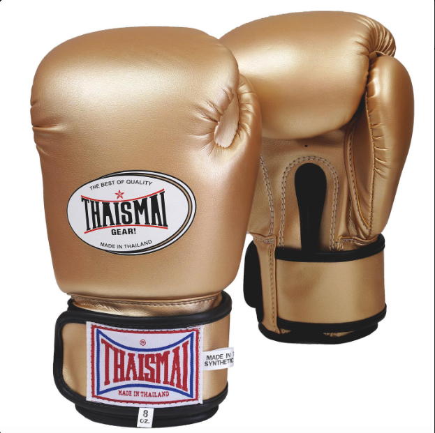ThaiSmai Core Fighter Velcro Gold - Guantoni - PU
